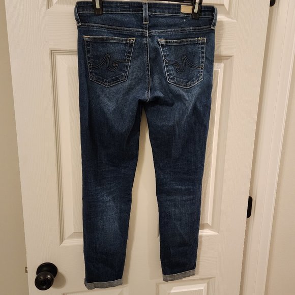 Ag Adriano Goldschmied Stilt Roll-up Cigarette Jean Size 27 - Picture 5 of 8